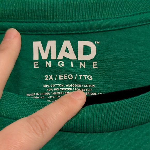 St. Patricks Day Tee "I'm feeling Lucky" Unisex size 2x - Picture 4 of 4